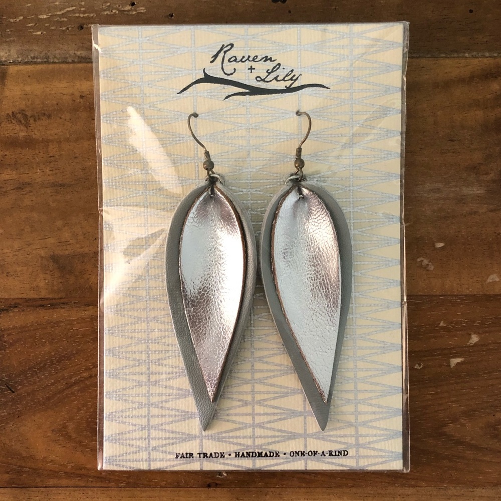 Raven + Lily / Magnolia drop earrings